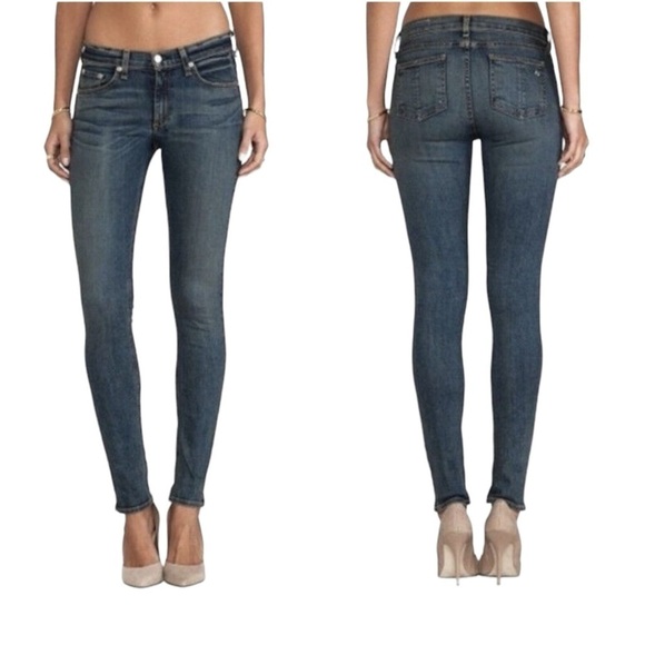 Rag & Bone Skinny Jean Augusta Wash Size 29 Revolve Nordstrom - Picture 1 of 10